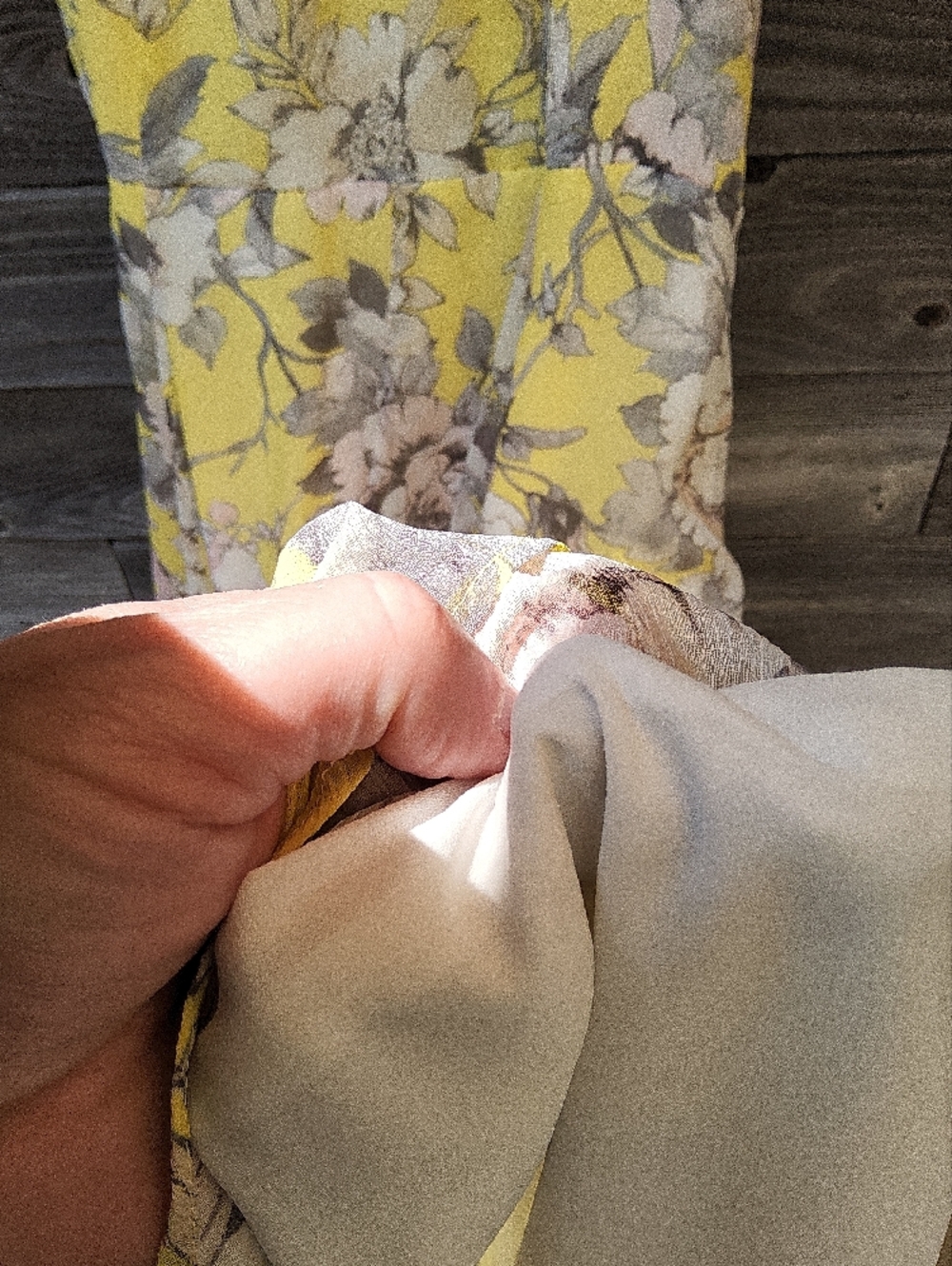 Tommy Hilfiger Yellow Floral Maxi Dress with Pink and Gray Blooms Size 16 - Picture 10 of 11